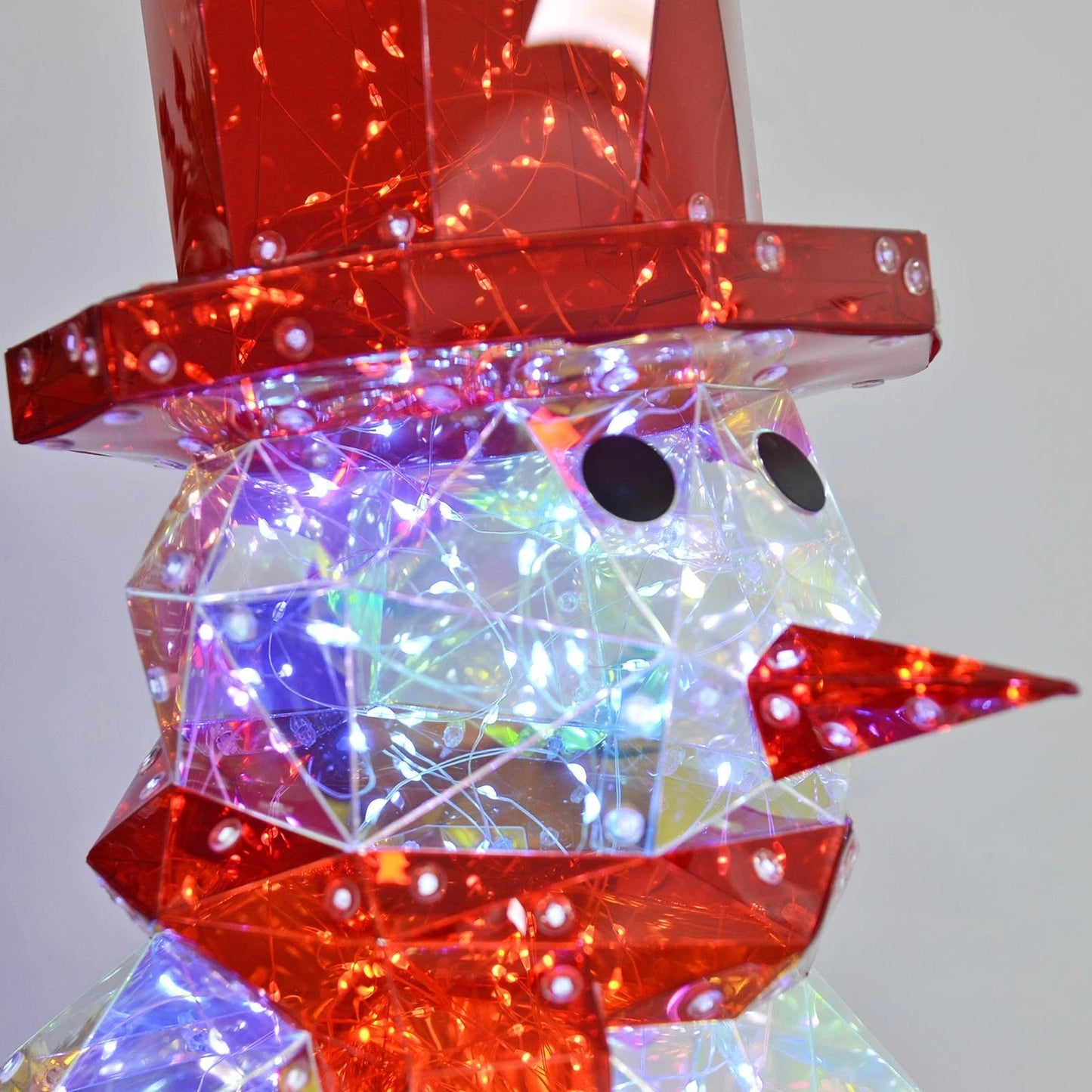 Snowman Christmas Light Multi-function LED Light, White USB Power Supply 40cm