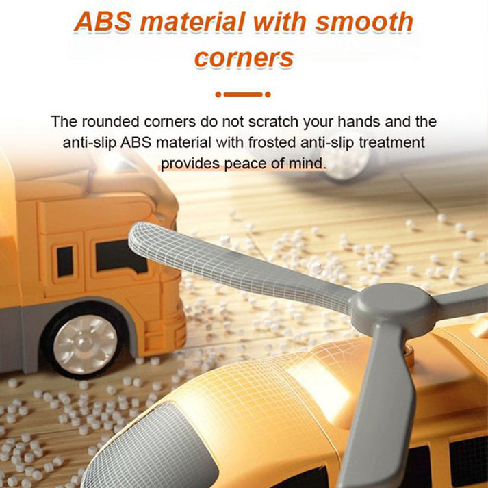 Magnetic deformation engineering vehicle assembly toy
