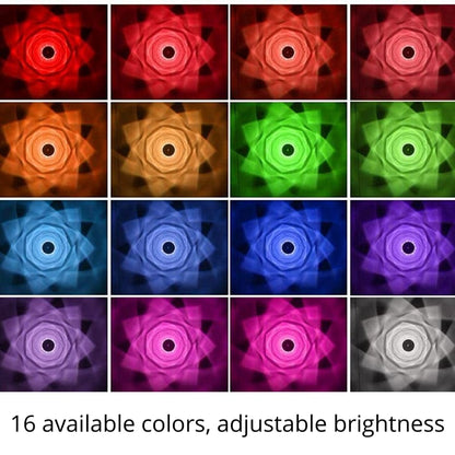 (🔥 Hot Sale)🎁16 Color Rose Glow Crystal Diamond Table Lamp