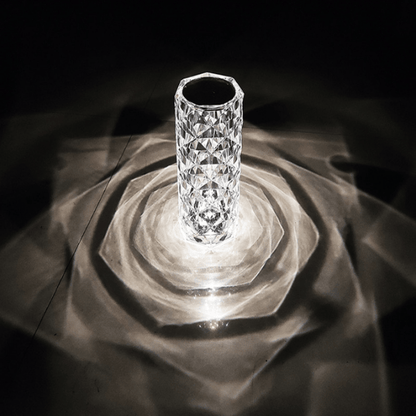 (🔥 Hot Sale)🎁16 Color Rose Glow Crystal Diamond Table Lamp