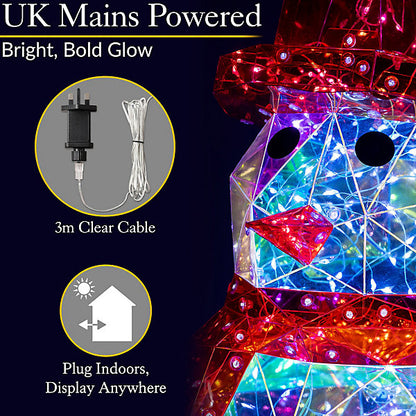 Snowman Christmas Light Multi-function LED Light, White USB Power Supply 40cm